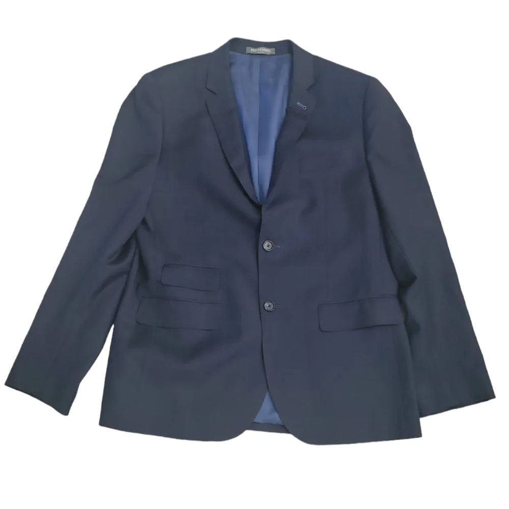 Indochino Navy Wool Blazer 44 Quiet Luxury Custom Bespoke